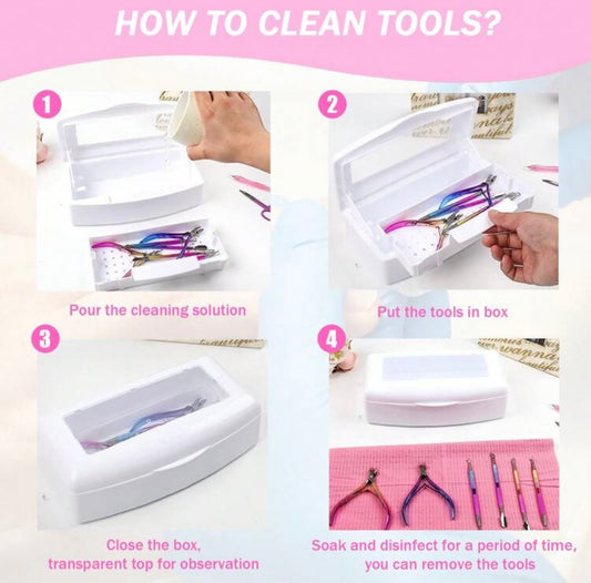 Black Sterilising Tray